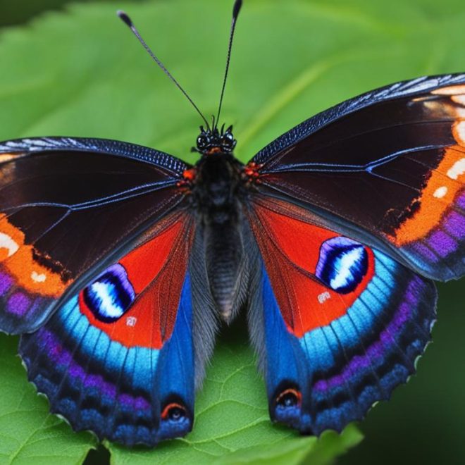 Aglais io: European Peacock Butterfly Eyespot Defense
