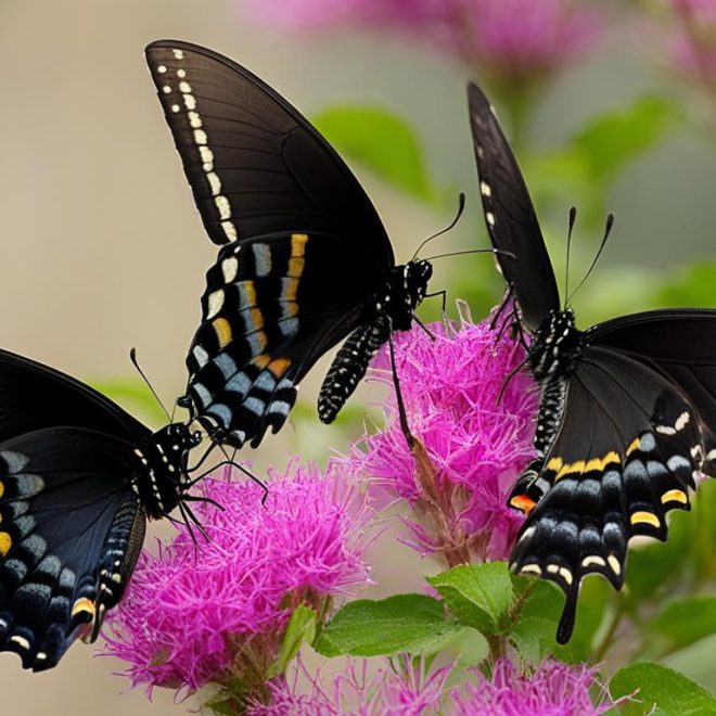 Spicebush Swallowtail Male vs Female: Compare