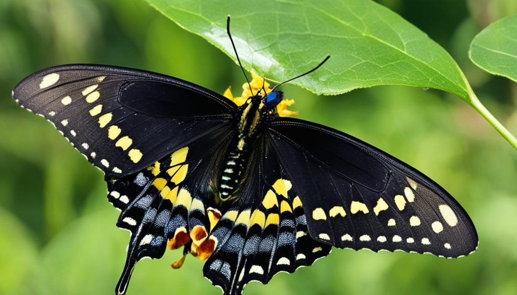 black swallowtail adult emergence black swallowtail adult emergence