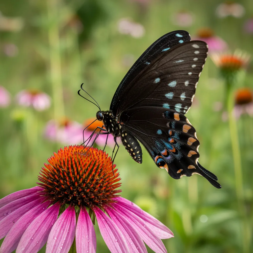 black swallowtail butterfly