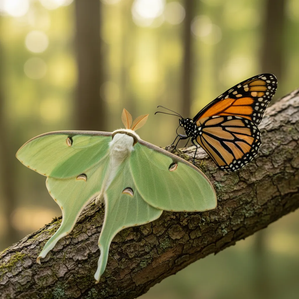 Moth vs Butterfly: 7 Key Differences Explained