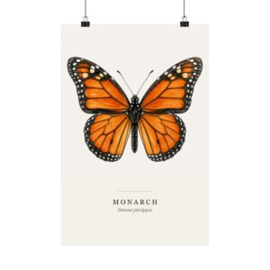 Monarch Watercolor Print - 12x18