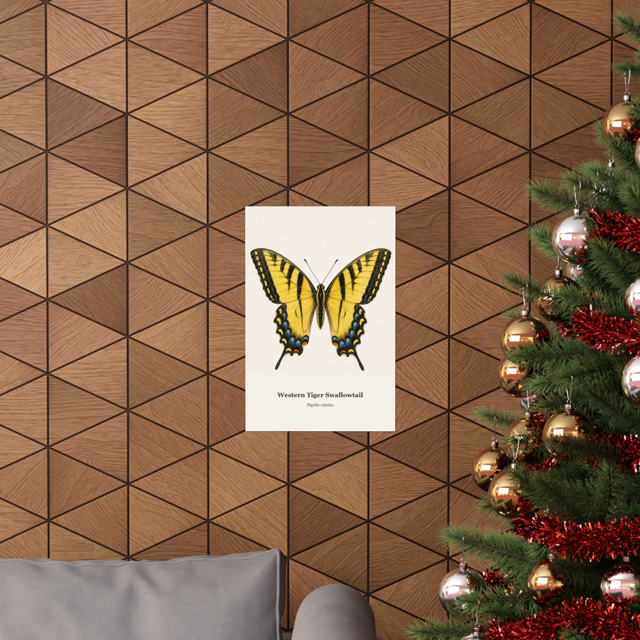 Western Tiger Swallowtail Watercolor Print - Image 4