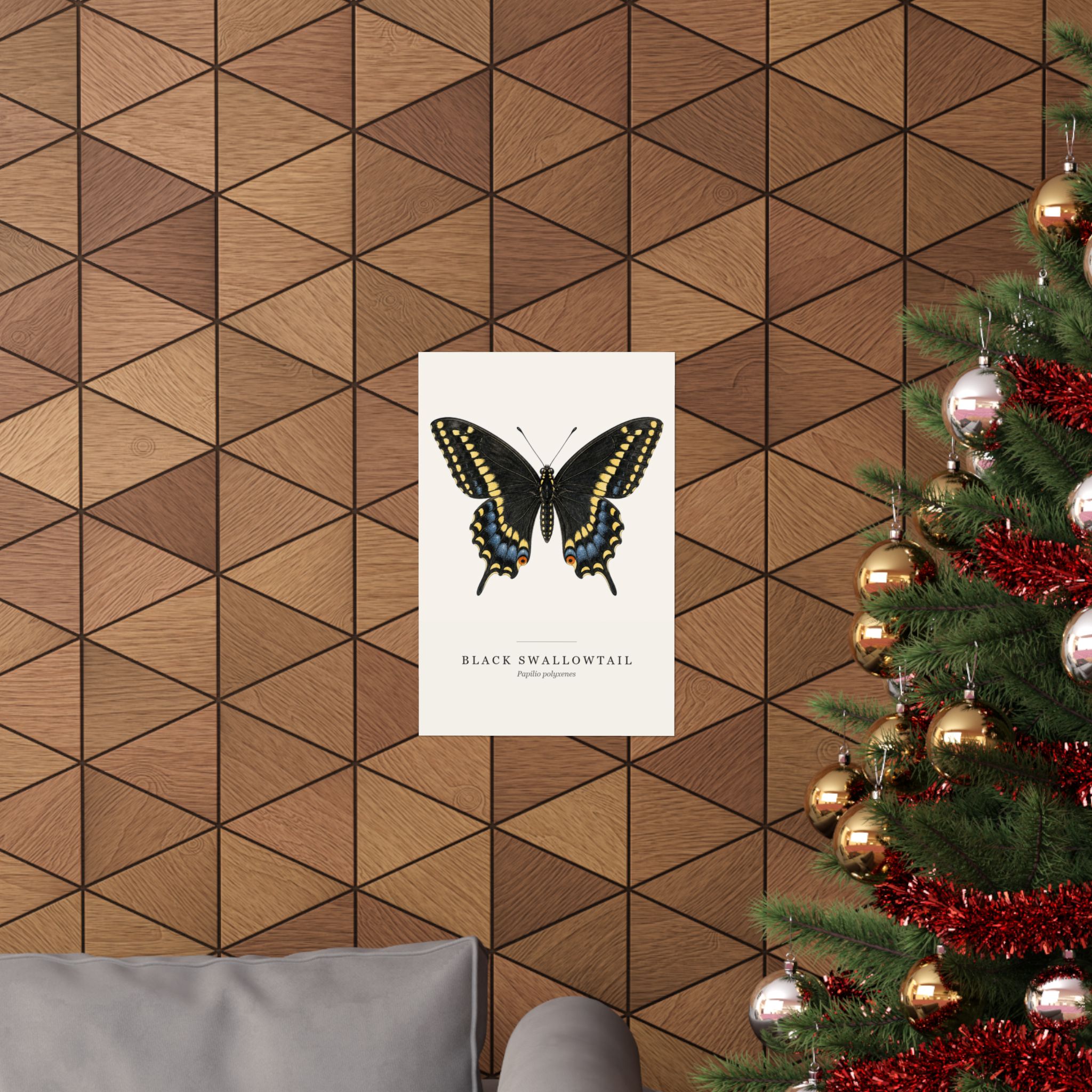 Black Swallowtail Watercolor Print - 12x18 - Image 4